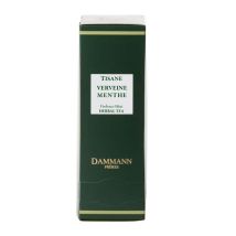 Dammann Frères Verbena Peppermint herbal tea - 24 Cristal sachets - Individually wrapped