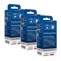 Pack of 3 descaling tablets for Bosch / Tassimo / Siemens / Neff