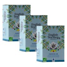Pack Infusion Bio Energise Me - 3 x 20 sachets - English Tea Shop - Sri Lanka