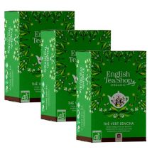 English Tea Shop - Pack Thé Vert Sencha Bio - 3 x 20 sachets - ENGLISH TEA SHOP