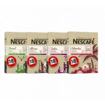 Nescafé Farmers Origins - Pack découverte - 72 capsules compatibles Nespresso - NESCAFE FARMERS ORIGINS