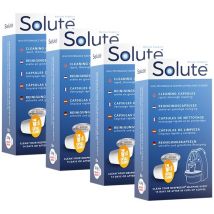 Solute - Capsules de nettoyage SOLUTE pour machine Nespresso 4x8