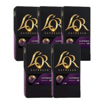 L'Or Espresso - Pack 5x10 capsules Espresso Supremo - compatible Nespresso - L'OR ESPRESSO