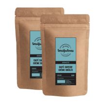 Les Petits Torréfacteurs - Crème Brûlée flavoured coffee beans - 250g (2x125g) - Guatemala