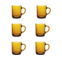 Duralex - 6 mugs "Versailles" couleur vermeil 26 cl - Duralex