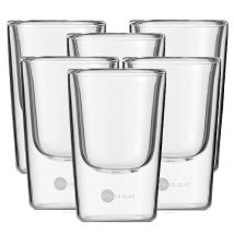 Jenaer Glas Set of 6 Hot'n cool Barista Glasses - 8.5cl - Double wall