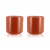 OGO Living - Mugs OUTO en grès paprika 27cl x2 - OGO Living