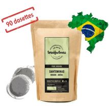 Les Petits Torréfacteurs 'Santominas Brazil' coffee pods for Senseo x 90 - Brazil