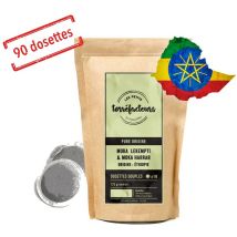 Les Petits Torréfacteurs 'Moka Harrar/Lekempti Ethiopia' coffee pods for Senseo x 90 - Ethiopia