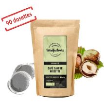 Les Petits Torréfacteurs - Hazelnut-flavoured coffee pods for Senseo x90 - Made in France