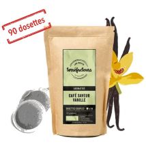 Les Petits Torréfacteurs - Vanilla-flavoured coffee pods for Senseo x90 - Brazil