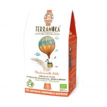 TerraMoka - 15 Capsules Melle Adèle bio compatibles Nespresso - TERRAMOKA - Brésil