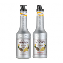 Lot de 2 purées de fruits 1L - Ananas - MONIN - 100.0000