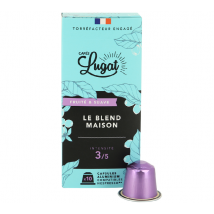 Cafés Lugat House Blend Nespresso Compatible Pods x 10 - Brazil