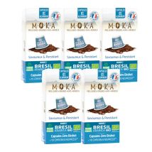 MOKA Brésil Organic & Biodegradable Nespresso Compatible Capsules x 50 - Brazil