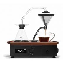 Joy Resolve - Cafetière programmable JOY RESOLVE Barisieur avec réveil - Noir et bois de noyer