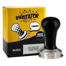 Baristator - Tamper café BARISTATOR 58.6mm haute précision Bois noir