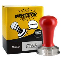 Baristator - Tamper café BARISTATOR 57.3mm haute précision Bois Rouge