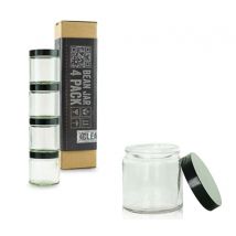 Comandante Bean Jars - Pack of 4 clear jars