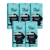 Cafés Lugat - 50 capsules compatibles Nespresso Black Forest - CAFÉS LUGAT