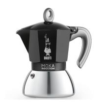 Bialetti Moka Induction Coffee Pot Black - 4 cups