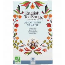 English Tea Shop - Assortiment de Thés Bien-Être Bio - 4 x 5 mélanges de sachets - ENGLISH TEA SHOP