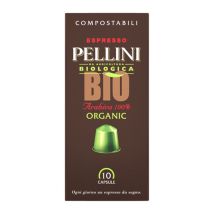 Pellini 'Bio' Organic Espresso Capsules Compatible with Nespresso x10