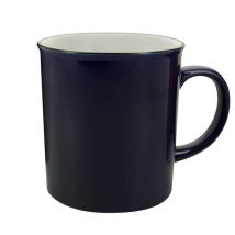 AOC retro stoneware mug in midnight blue - XL size 700ml - With handle