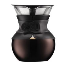 Cafetière Manuelle Bodum Avec Filtre Pour Over Noire - 4 Tasses/50cl