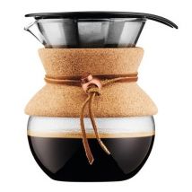 Bodum Pour Over in Cork & Leather - 4 cups