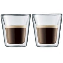 Special Offer: Buy 4 Get 2 Free Bodum 10cl Canteen Glasses - Double wall