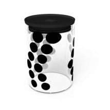 Zak!designs - Zak! Designs - DOT DOT glass jar in black - 900 ml