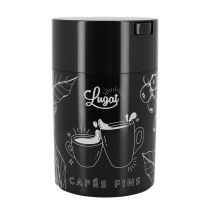 Cafés Lugat vacuum-sealed coffee container - 500g - BPA free