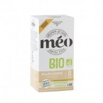 Cafés Méo - 20 Capsules Harmonie Bio - compatibles Nespresso - CAFES MEO