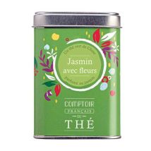 Jasmine green tea - 100g loose leaf tea - Comptoir Français du Thé - China