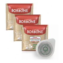 150 dosettes ESE - Miscela Rossa - CAFFE BORBONE - Sélection Rouge (Italien)