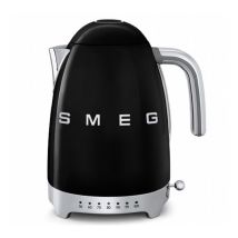 SMEG - Bouilloire SMEG - température réglable - KLF04BLEU Noire 1,7 L + Offre Cadeau