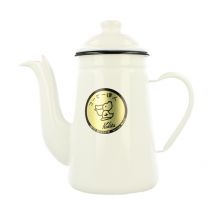 Kalita - KALITA Pelican white enamel kettle - 1L