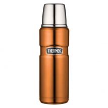 Thermos King Stainless Steel Insulated Bottle Orange Copper - 47cl