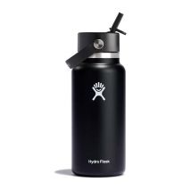 Bouteille Isotherme Wide Mouth With Flex Straw Cap Noir 94 Cl - Hydro Flask
