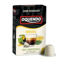 Oquendo - Brasil Biodegradable Nespresso Compatible Capsules x10 - Brazil