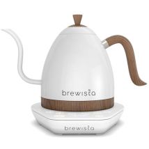 Brewista - Bouilloire col de cygne Artisan Gooseneck Blanc Mat 1L - Brewista