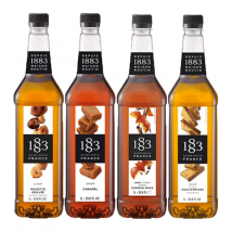 1883 Maison Routin - Routin Syrups 1883 Roasted Hazelnut, Caramel, Pumpkin Spice and Gingerbread - 4 x 1L Bottles