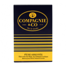 Compagnie & Co - Compagnie Coloniale Pêche abricotée black tea - 25 tea bags - China