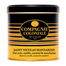 Compagnie & Co - Thé noir vrac en boîte - St Nicolas mandarine - 100g - COMPAGNIE & CO