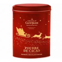 Café-Tasse Hot Chocolate Powder in Christmas Metal Tin - 250g