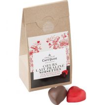 Café-Tasse - Cœur Chocolat au Lait Praliné Noisettes - 125 g - CAFÉ TASSE