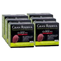 Caffè Corsini - 96 Capsules A Modo Mio compatibles Gran Riserva Vellutato - Corsini