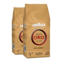 Lavazza Qualita Oro Coffee Beans - 2x1kg - Big Brand Coffees