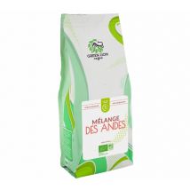 Green Lion Coffee. - 1 Kg Café en grain Bio pour professionnels Le Mélange des Andes - Green Lion Coffee - Café en grain pas cher